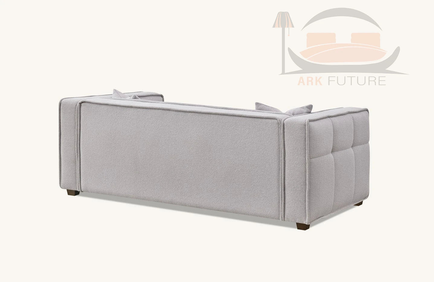 Aluxo Murray Sofa in Putty Boucle Fabric
