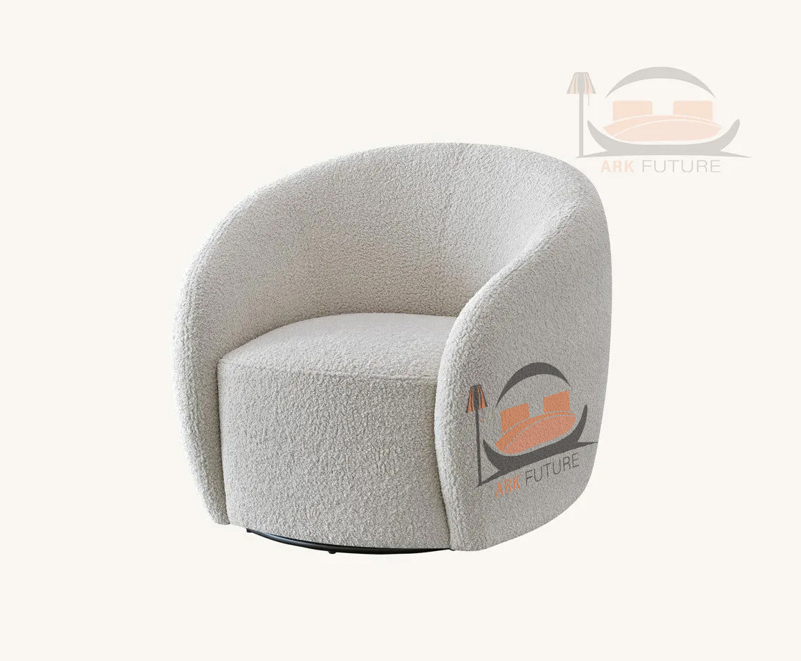 Aluxo Beautiful and comfortable Nolita Boucle Teddy Sofa and Accent Chair