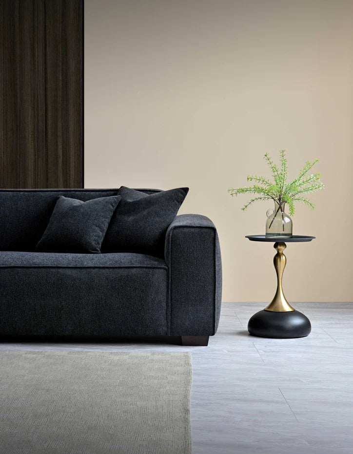 Arkfuture Dakota Corner Sofa Range in Midnight Boucle