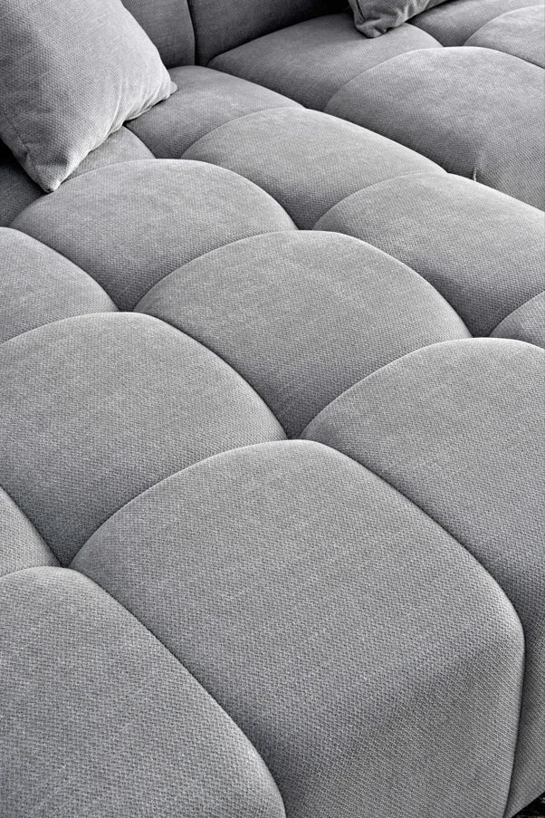 Arkfuture Leonard Left Hand Corner Sofa Group in Cloudy Grey Boucle