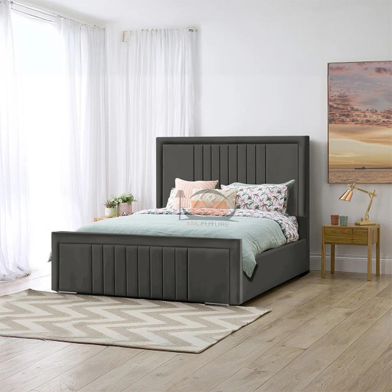 Amanda Linestyle Upholstered Bed Frame