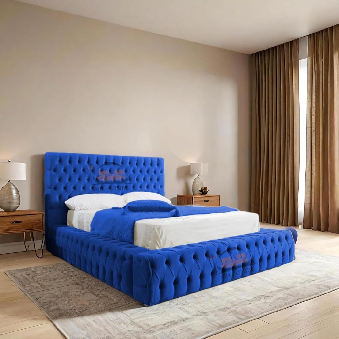 Celeste Upholstered Ottoman Bed Frame with Storage