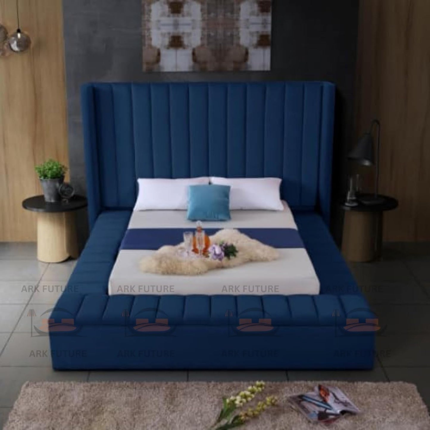 Ariana Luxury Modern Bed – Stylish Design, Sturdy Build, Comfortable Support