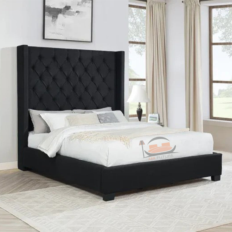 Felix Chesterfield Wingback Upholstered Bed Frame