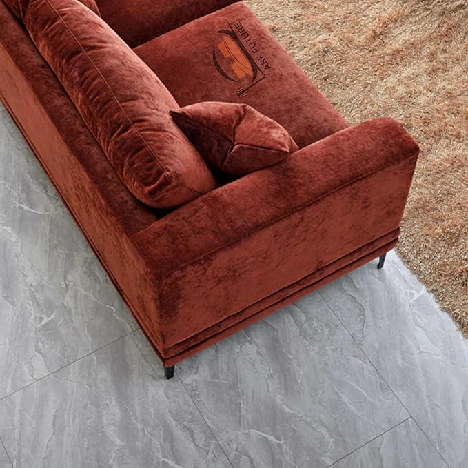 Lenox Modern Velvet Sofa Set Elegant Living Room Furniture(3+2_Seater )