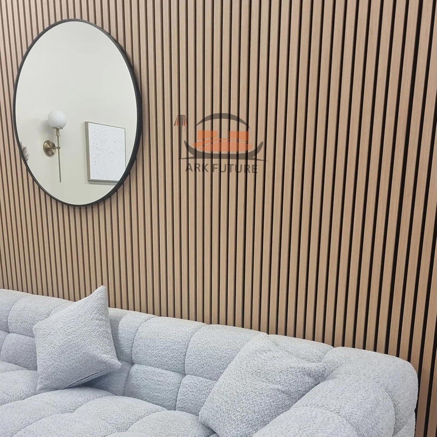 Acoustic Slatted Wall Panels - Real Wood