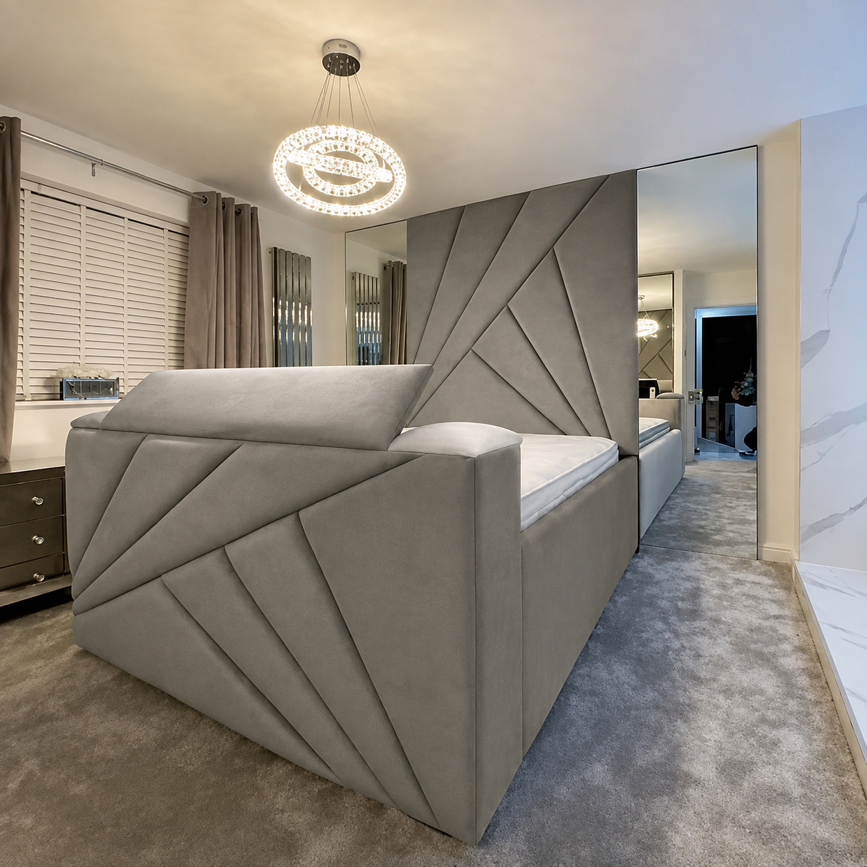 Kelvin Luxury TV Bed Frame