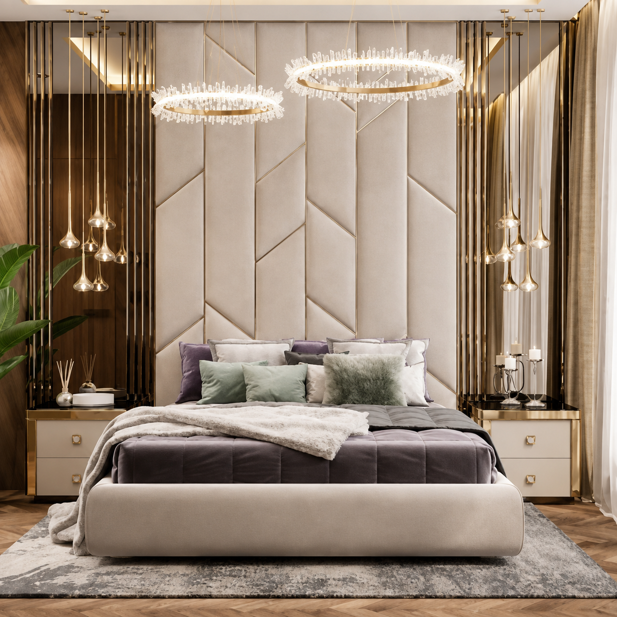 Maddox Bed Frame With Elegant Headboard