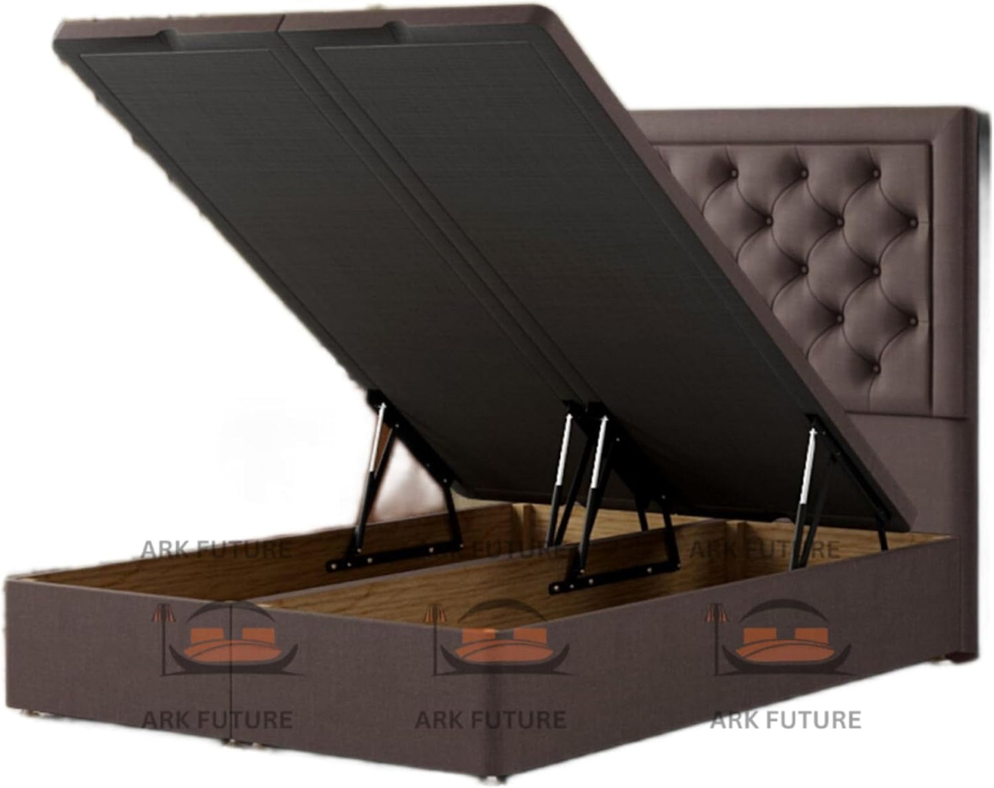 Ottoman Upholstered Storage Bed with Gas Lift – Modern & Durable