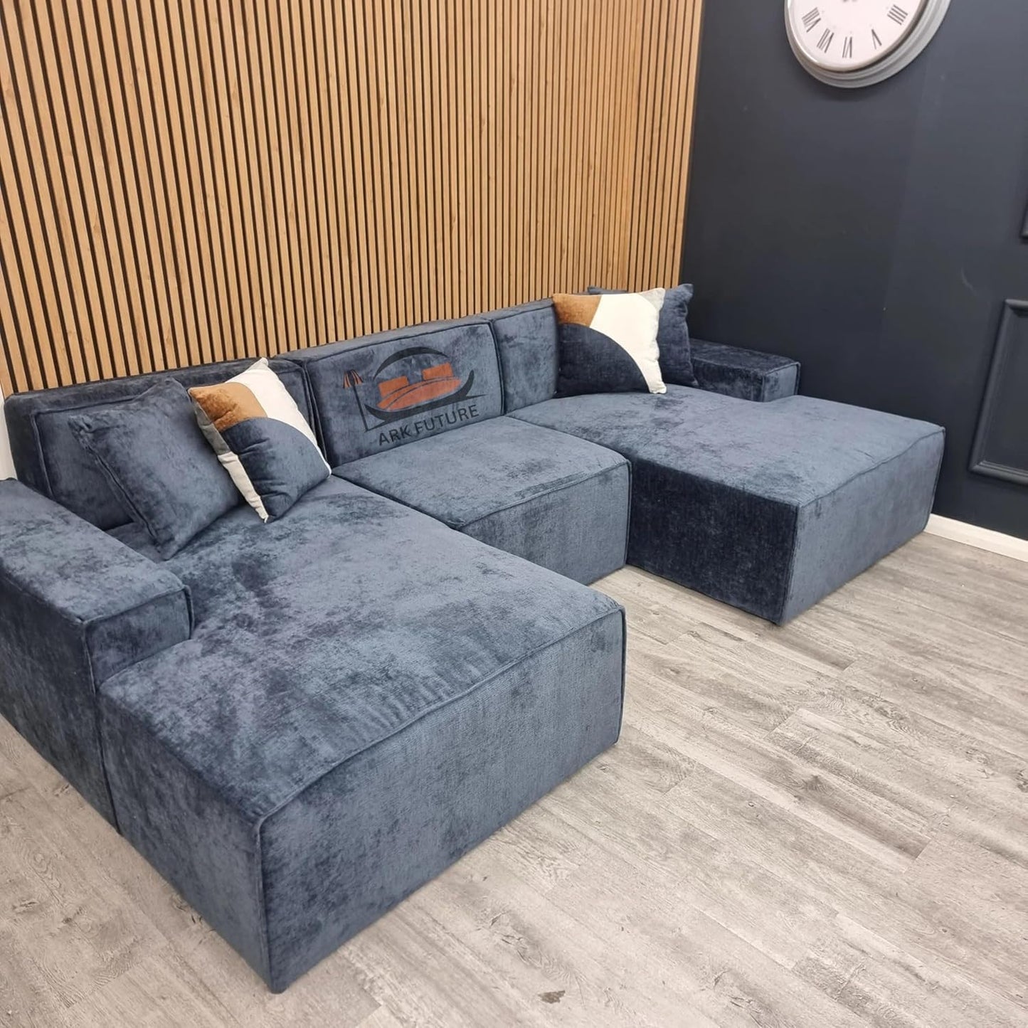 Atlanta U-Shape Modular Sofa - Adjustable, Modern Fabric Sectional