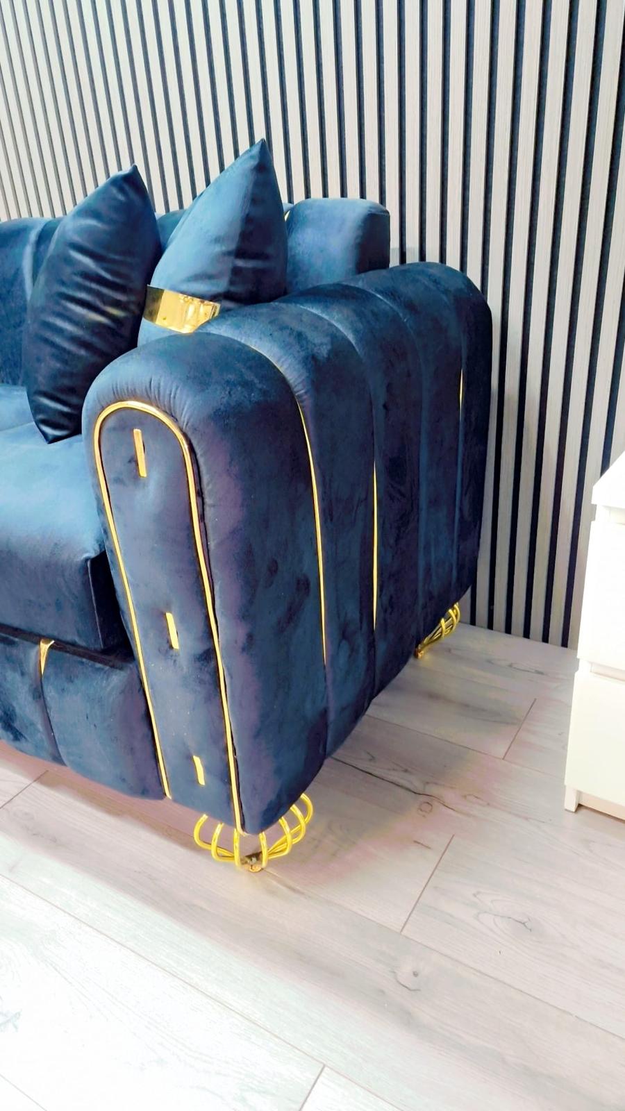 Tempter 3 Seater Sofa in Plush Velvet