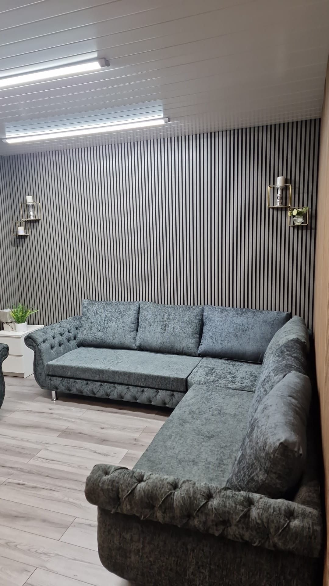 Morris Sofa Set in Plush Velvet Fabric