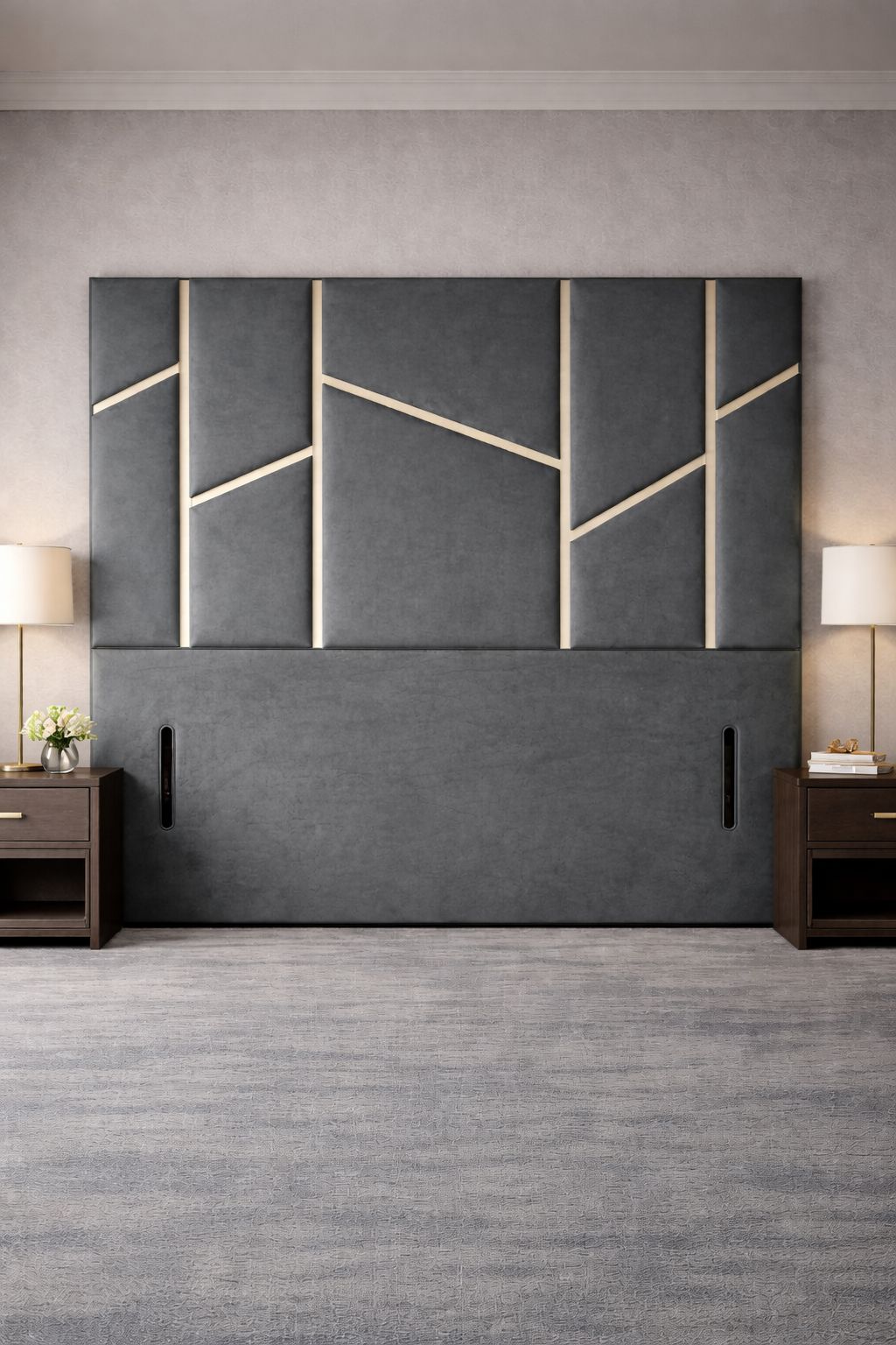 Alfa Art Deco Floor Standing Headboard