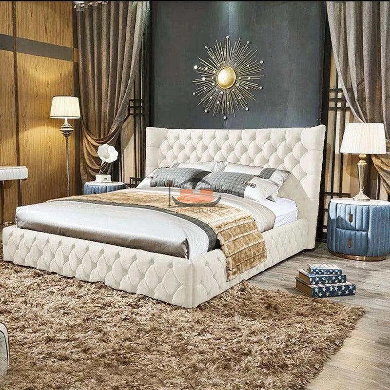 Allen Chesterfield Upholstered Bed Frame