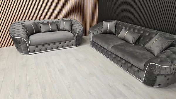 Stratus 3 Plus 2 Ambassador Chesterfield Sofa