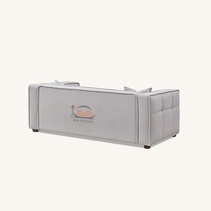 Murray Sofa Range - Modern Modular 4+3 Seater in Putty Boucle