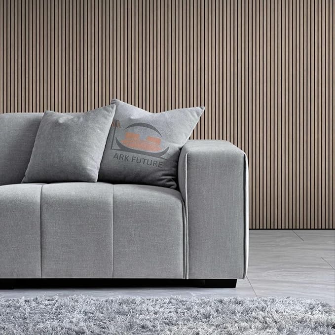 Leonard Left-Hand Corner Sofa in Cloudy Grey Boucle (Left-Hand)