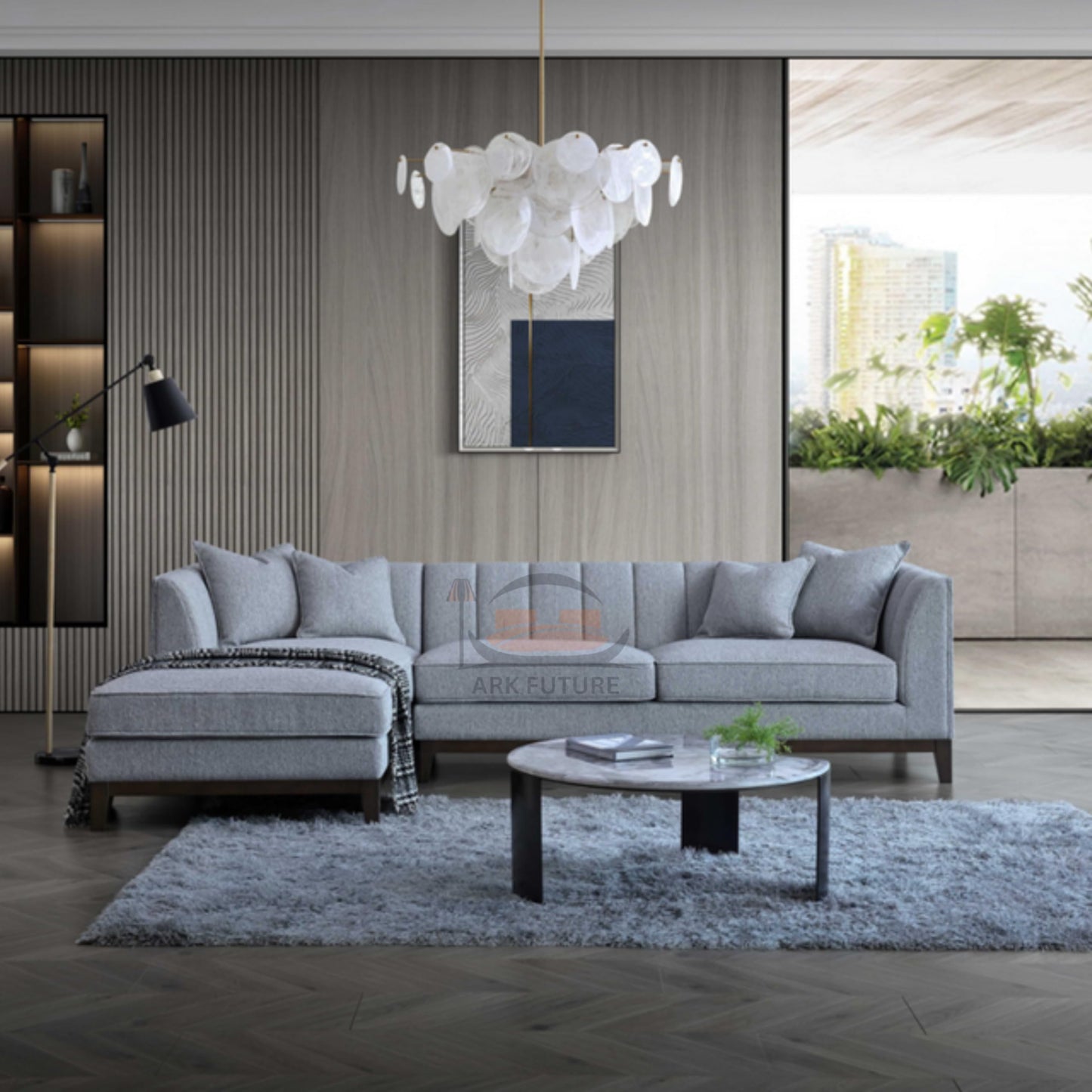 Cooper Sofa in Dolphin Boucle, Modern, Comfortable and Durable Frame
