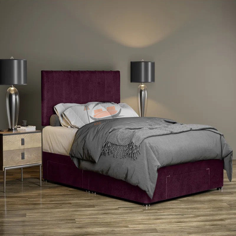 Luke panel Divan Bed Frame