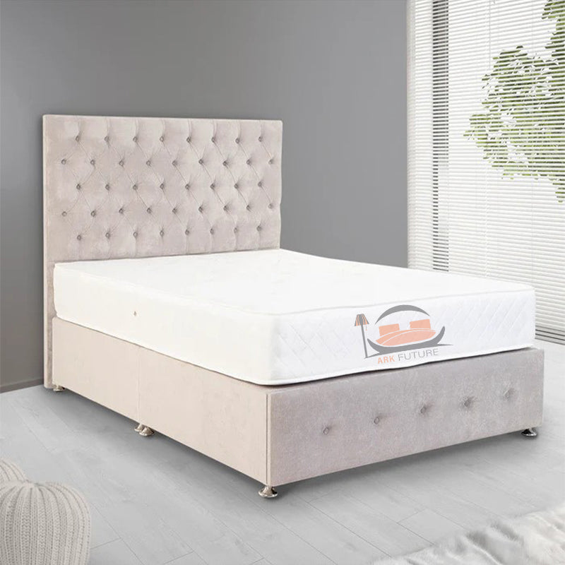 Oliver Divan Bed in Chesterfield Design