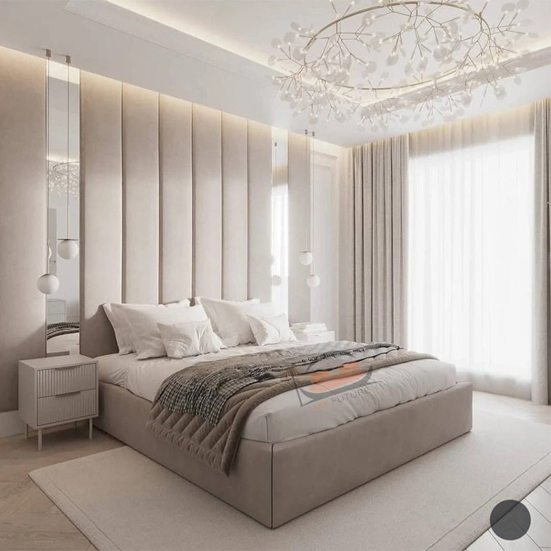 Jude Panel Upholstered Bed Frame