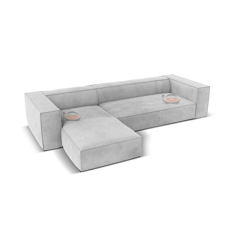 Burger Right and Left hand Corner Sofa in Plush Velvet Sofa
