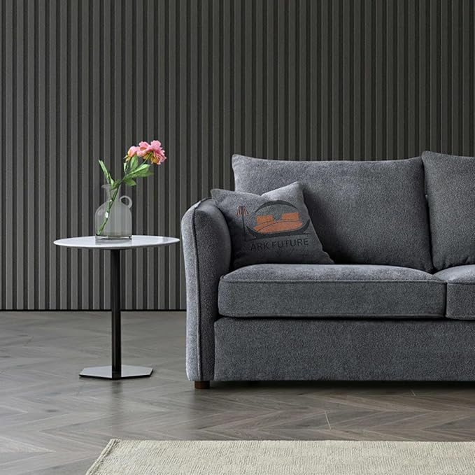 Rubin Corner Chaise Sofa in Charcoal Boucle, Modern Design with Chaise. (Charcoal)