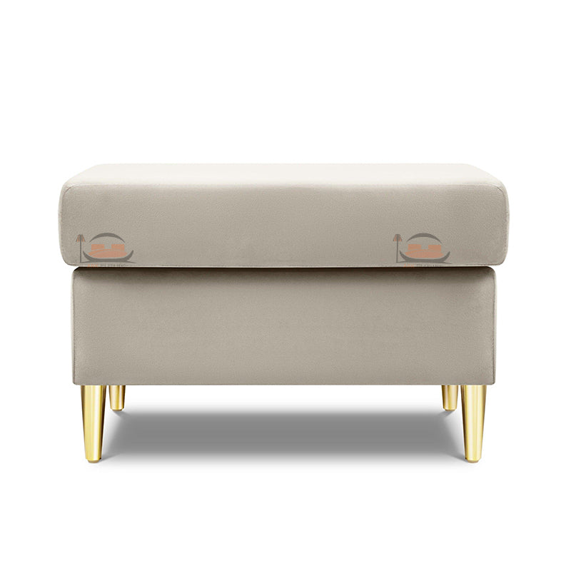 Milo Plush Velvet Foot Stool