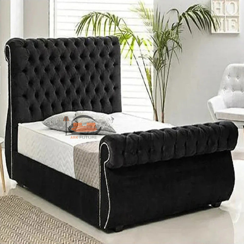 Nampi Swan Sleigh Bed
