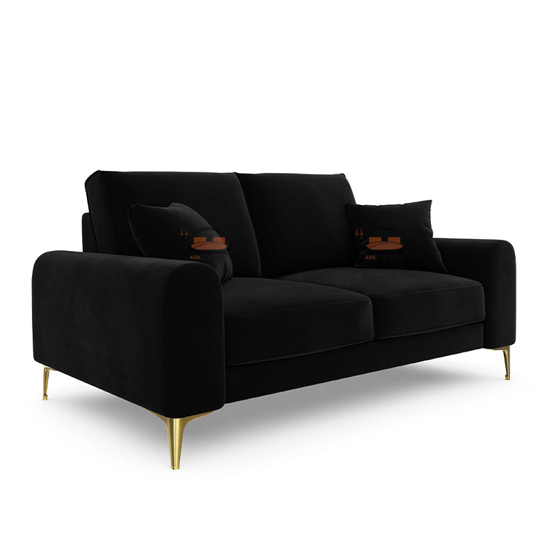 Naomi 2 Seater Sofa in Plush Velvet Fabric