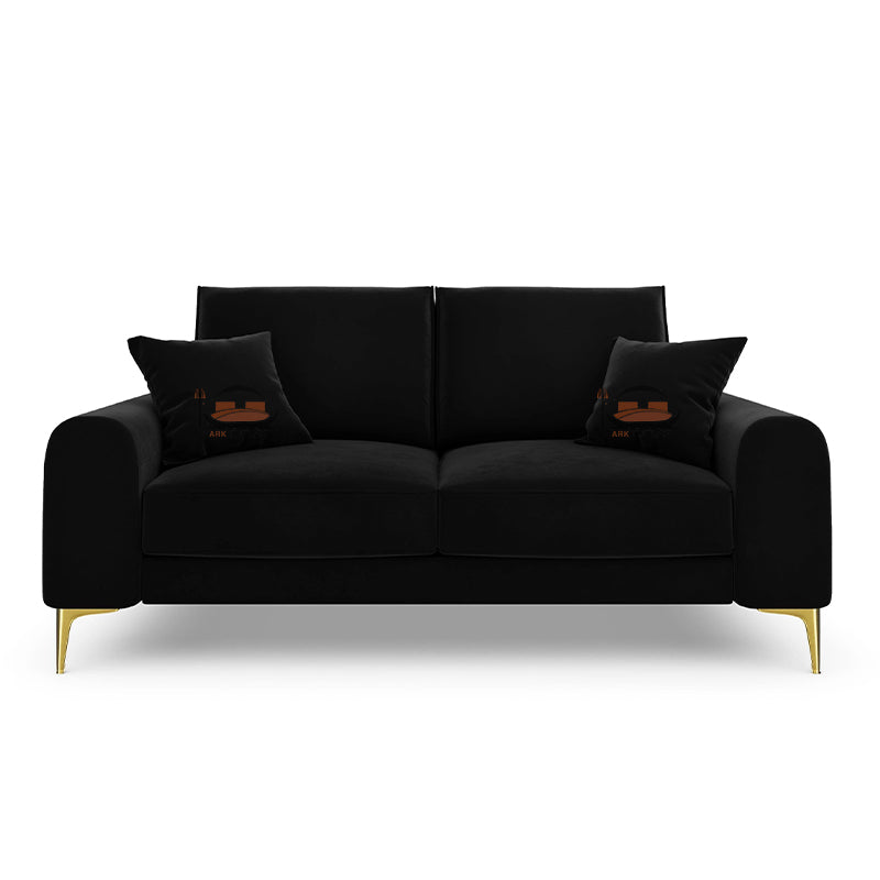 Naomi 2 Seater Sofa in Plush Velvet Fabric
