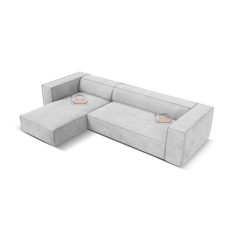Burger Right and Left hand Corner Sofa in Plush Velvet Sofa