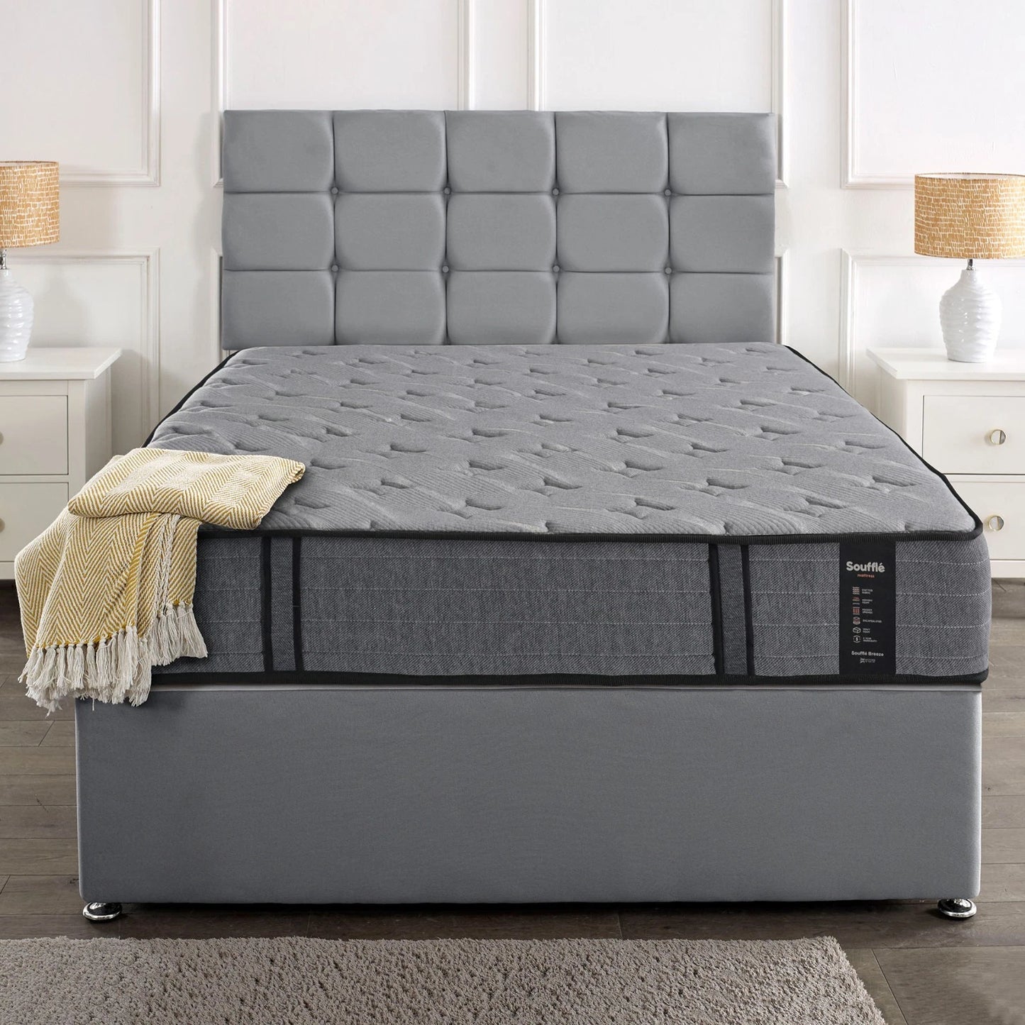 Luxury Cloud Posture Support Pocket Sprung Cool Memory Foam Mattress