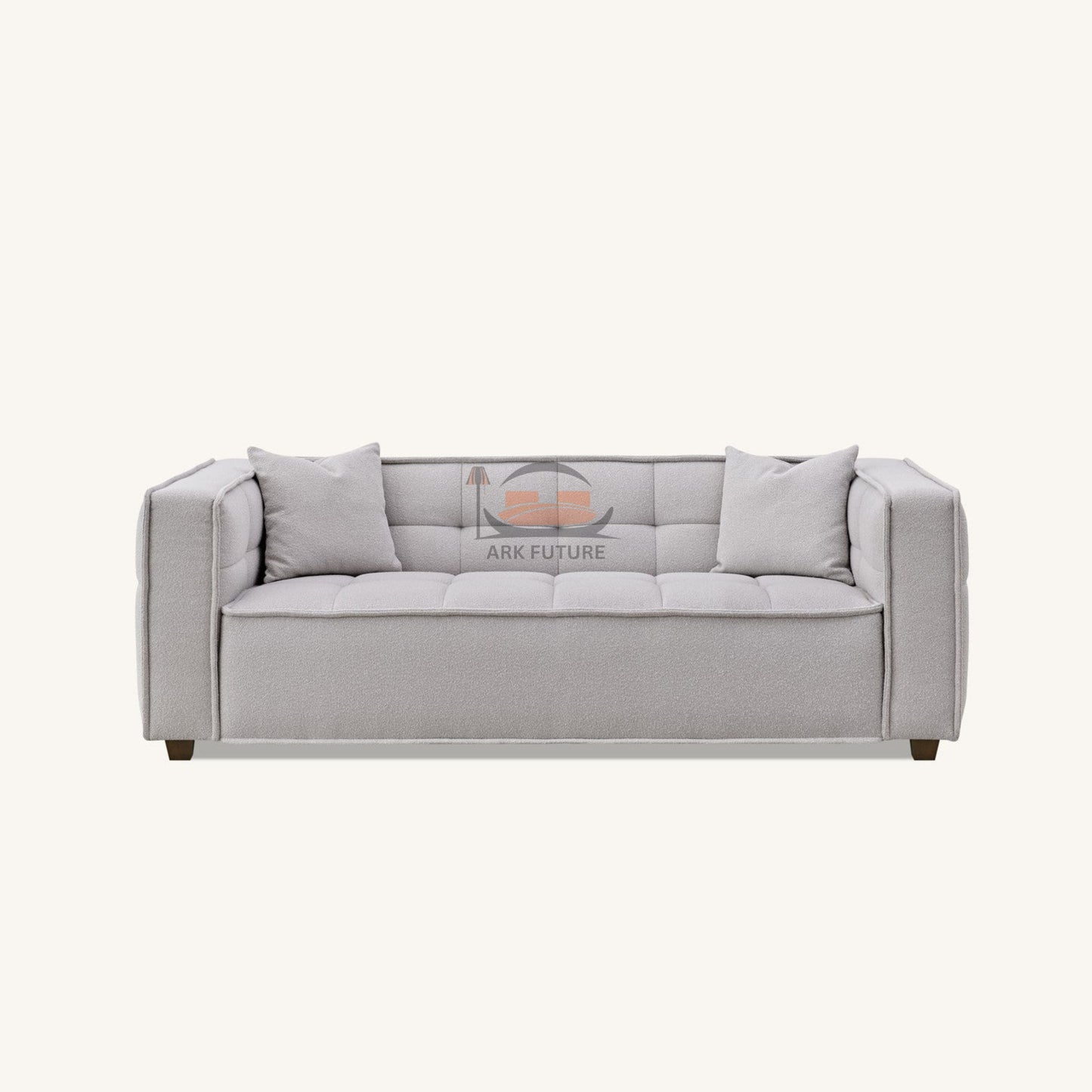 Murray Modular Sofa Set in Putty Boucle with Removable Cushions