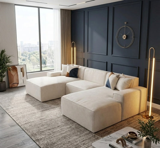 Atlanta Modular Sofa – U Shape Combination, Modern Sectional Couch