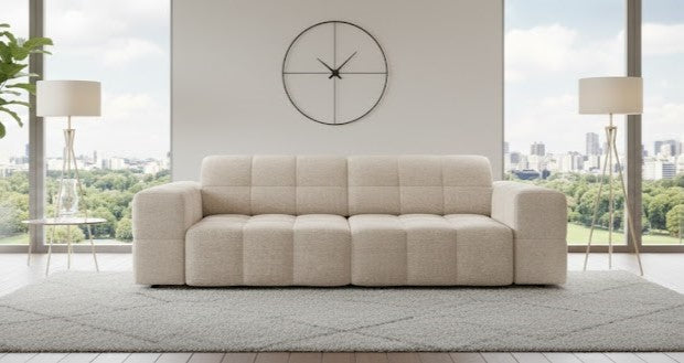 Julia 3 Seater Sofa in Plush Velvet Fabric