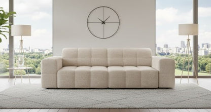 Julia 3 Seater Sofa in Plush Velvet Fabric