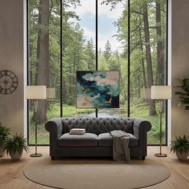 Veyra Chesterfield 2 Seater Lounge Sofa In Plush Velvet Fabric