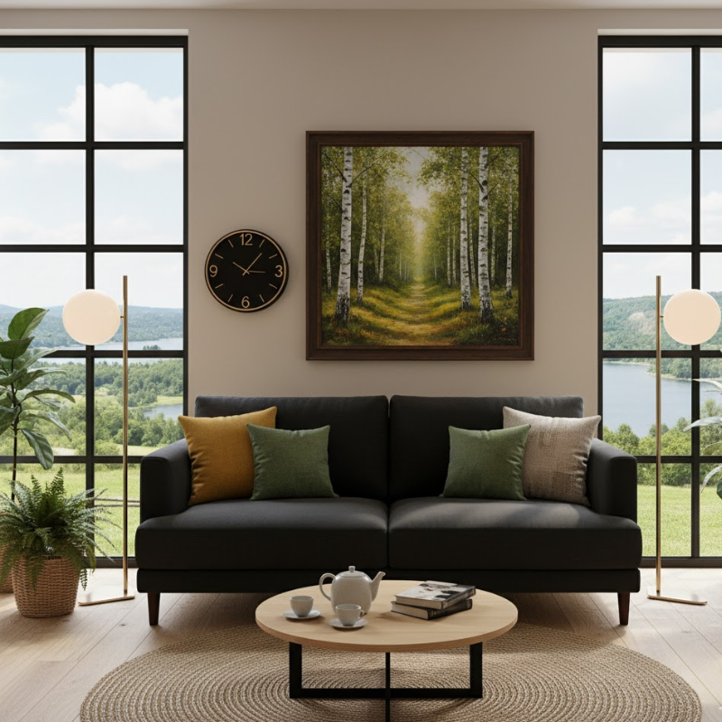 Lumina 2 Seater Sofa In Black Plush Velvet Fabric