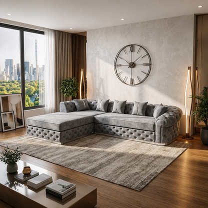 Sperryville Upholstered Sofa in Chesterfield Design