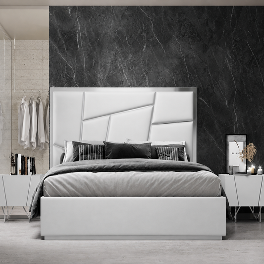 Reginald Stylish Bed Frame With Silver Border