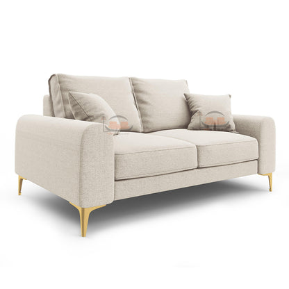 Gali 2 Seater Sofa in Plush Velvet Fabric