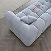 Tribeca Collection in Luxurious Pearl Boucle Fabric Sofa (3-Seater)