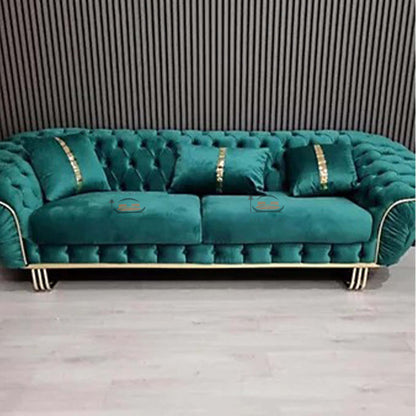 Celeb 3 Plus 2 Seater Ambassador Sofa in Plush Velvet Fabric