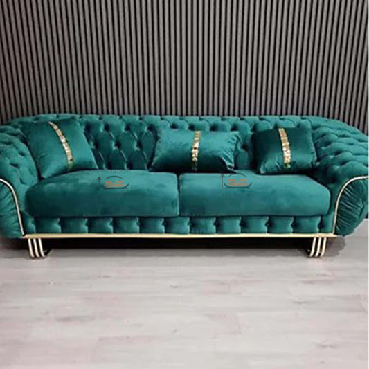 Celeb 3 Plus 2 Seater Ambassador Sofa in Plush Velvet Fabric