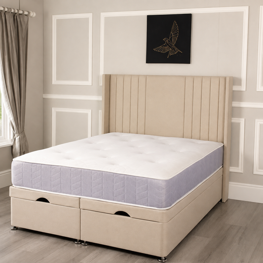 Hanson Winged Ottoman Bed