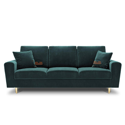 Florence 3 Seater Sofa in Plush Velvet Fabric