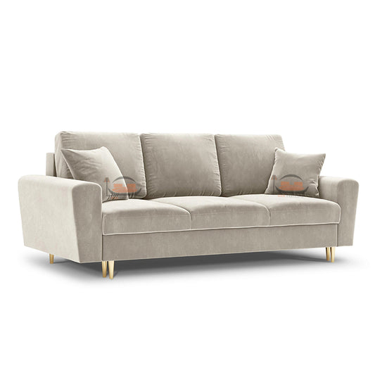 Venezia 3 Seater Sofa in Plush Velvet Fabric