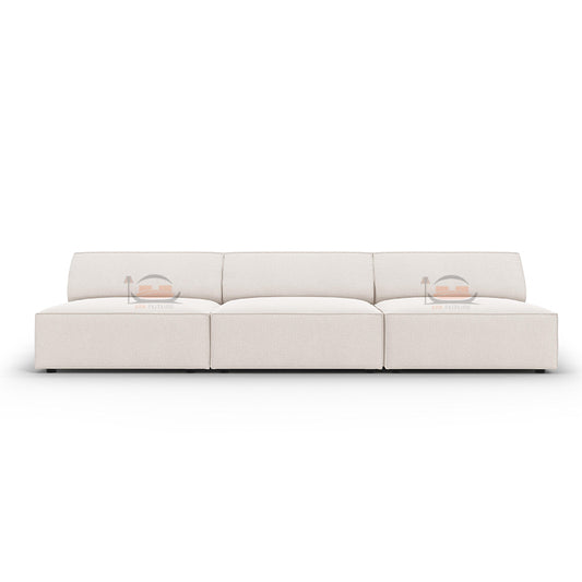 Simba 3 Seater Sofa in Plush Velvet Fabric