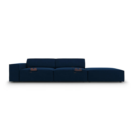 Coco 3 Seater Sofa in Plush Velvet Fabric in Left and Right Side Option